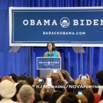 First Lady Michelle Obama Rallies Voters in Woodbridge