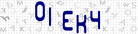 Blue Captcha Image